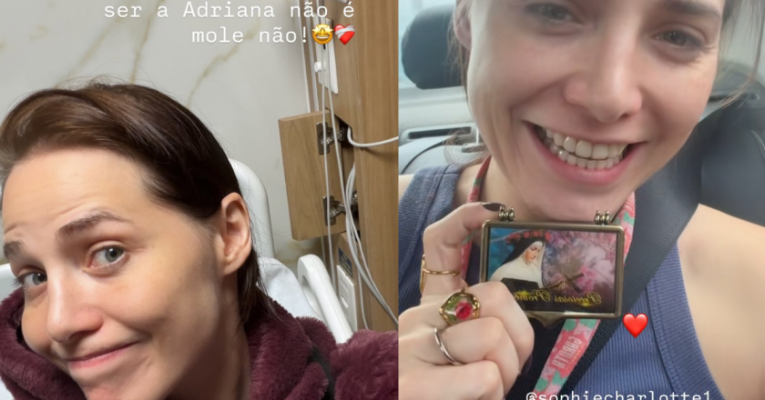 Letícia Colin realiza check-up e exibe presente especial de Sophie Charlotte
