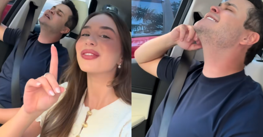 Matheus Aleixo e Duda Rubert juntos em vídeo no carro provocam reações: “O dia dos amantes excêntricos?