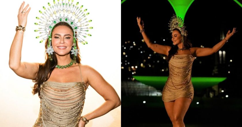 Paolla Oliveira é coroada nova rainha de bateria da Imperatriz, revela portal LeoDias