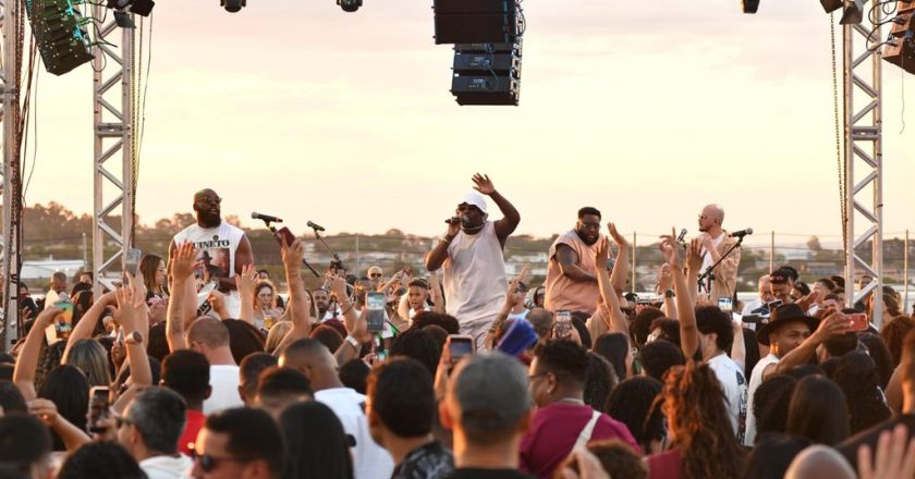 Benza promove encontro de BenzaDeus e Yan em animada tarde de samba na capital federal neste sábado